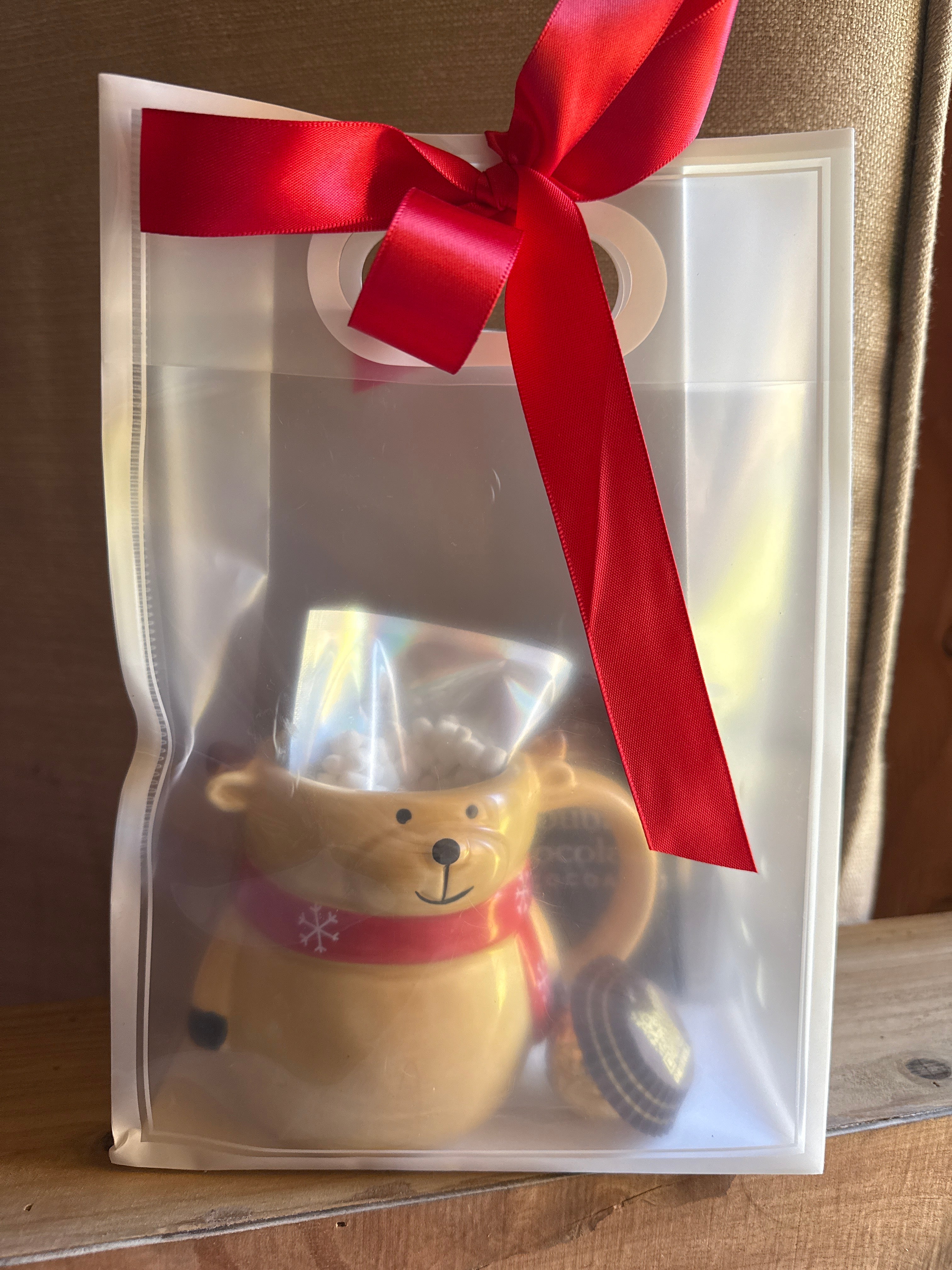 Holiday reindeer mug Hot Cocoa Gift Set