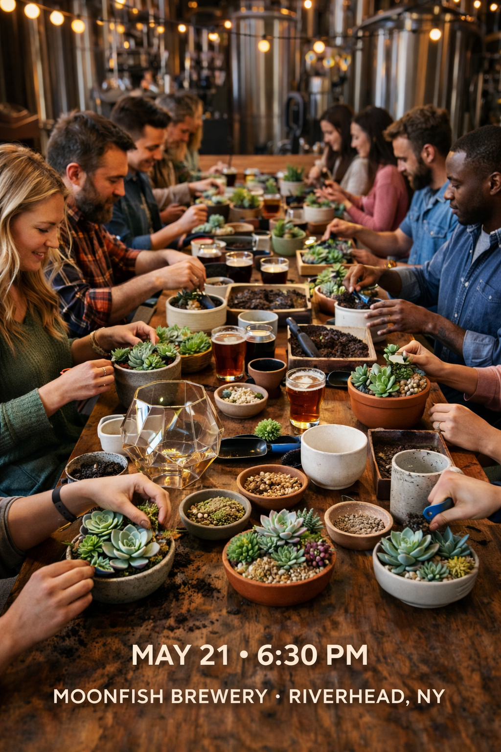 Moonfish Brewery Plant & Sip - Choose your container workshop