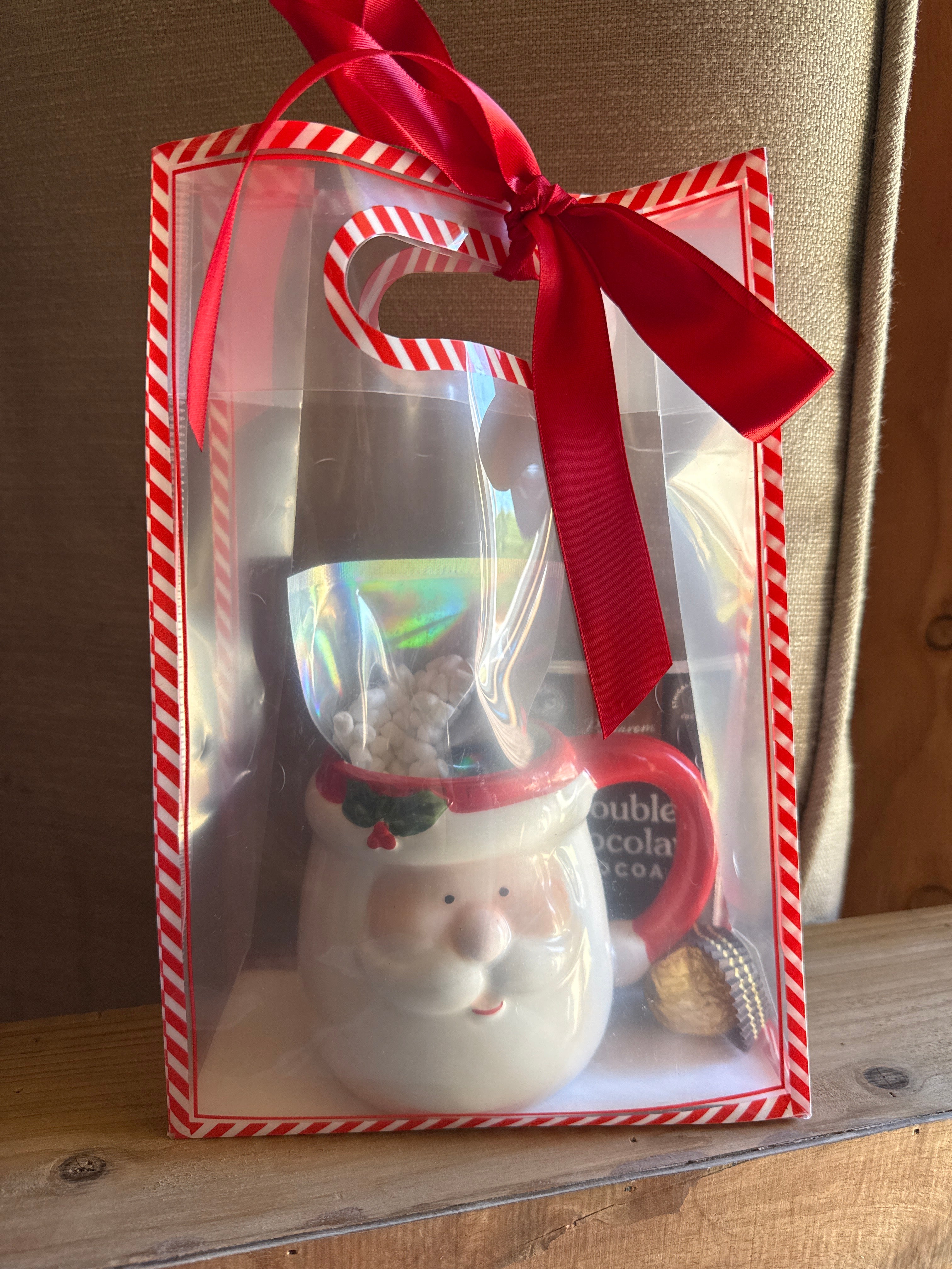 Santa Clause Mug- Hot Cocoa Gift Set