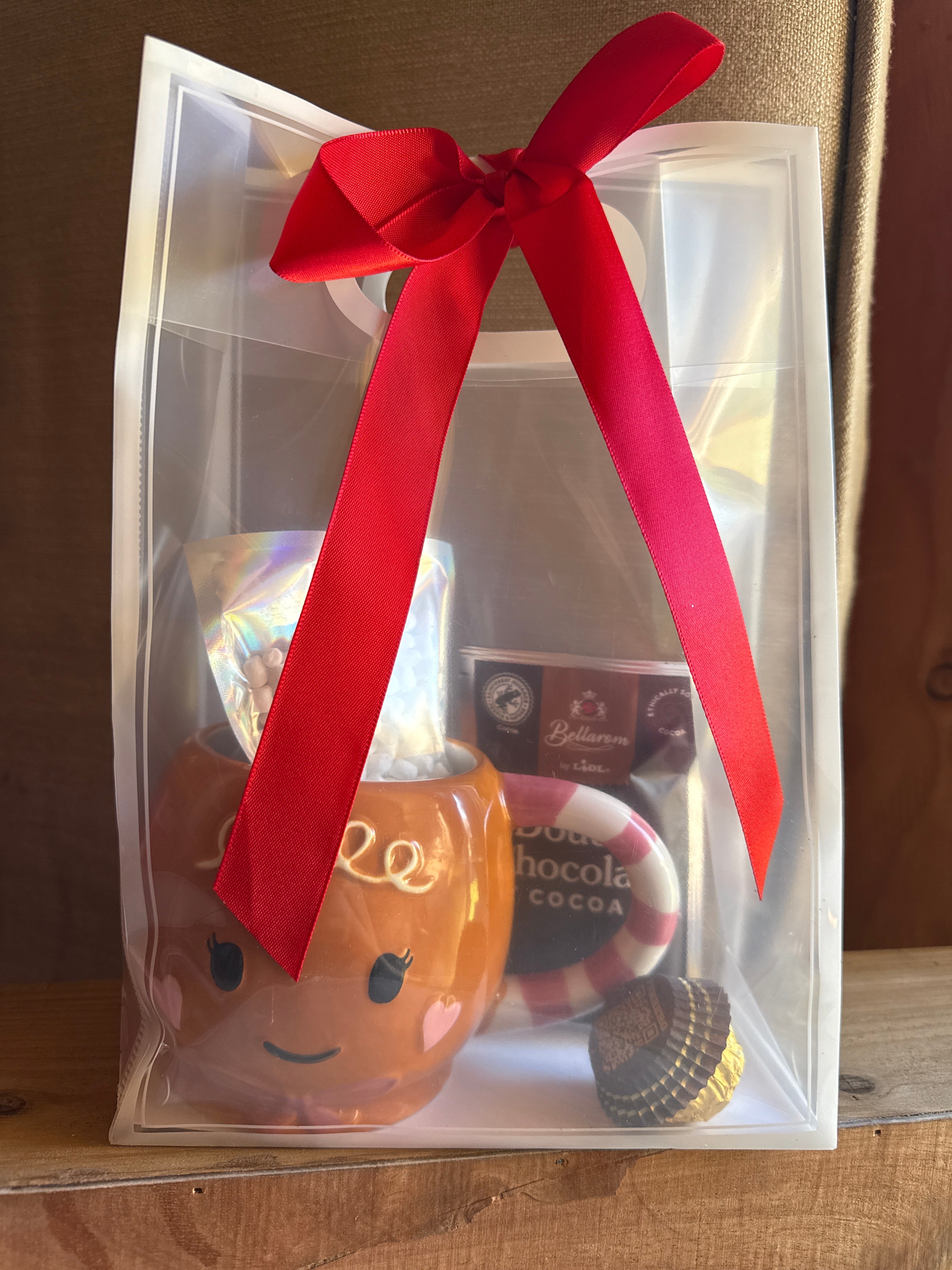 Gingerbread girl mug- hot cocoa gift set