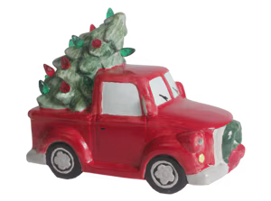 Christmas truck raw ceramic paint NOT included we gotta