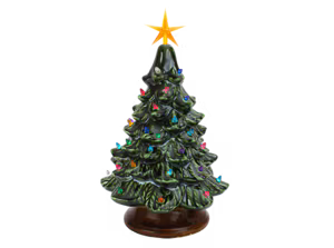 Bisque Raw Ceramic Tree 11”- Paint Not Included