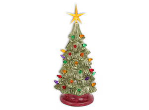 Bisque Raw Ceramic Tree 11”- Paint Not Included