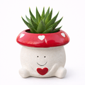 Happy Buddy Mushroom Planter