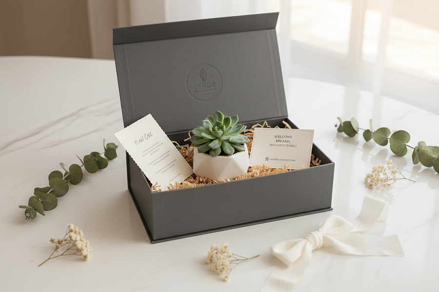 Custom branded gift box