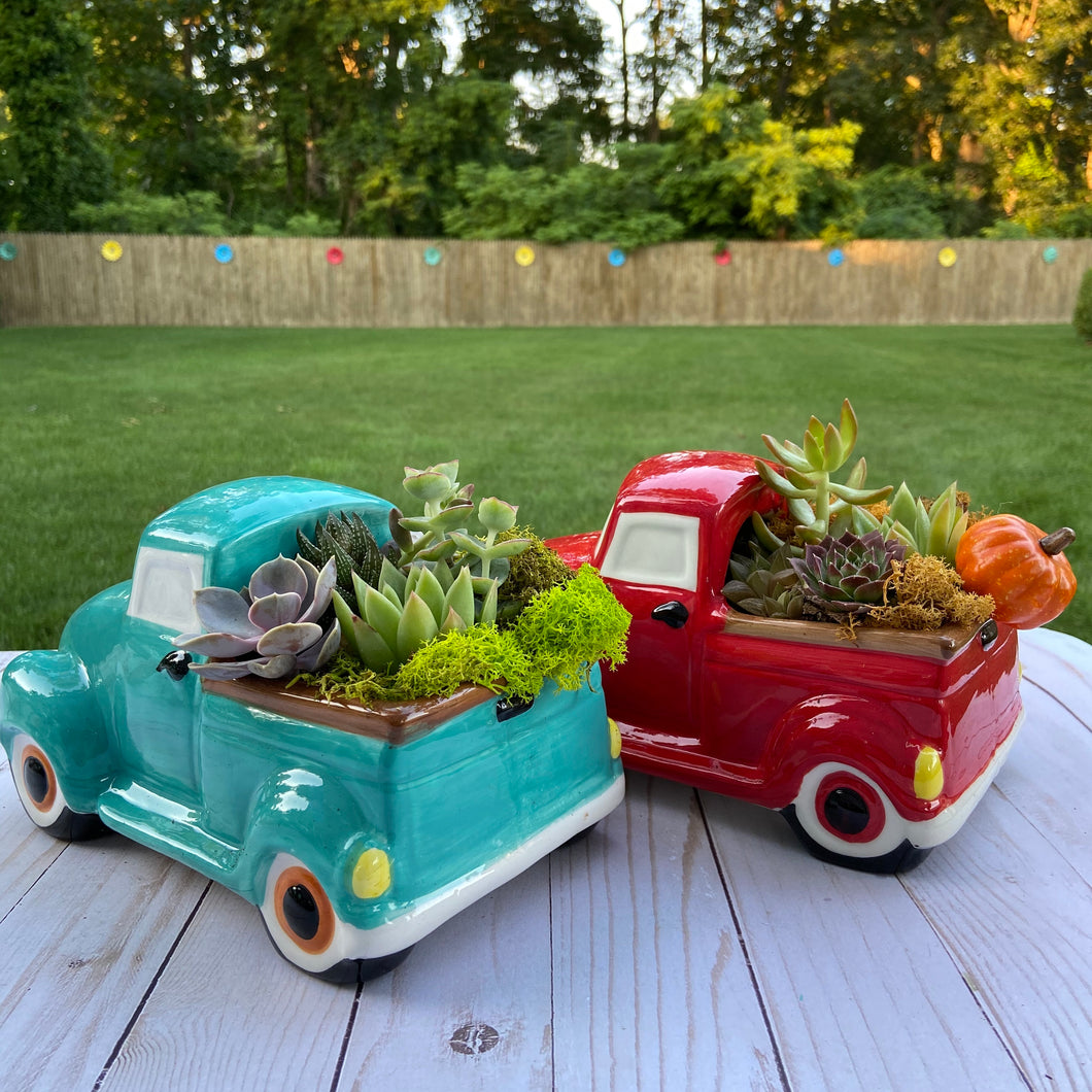 Farmhouse Truck Terrarium