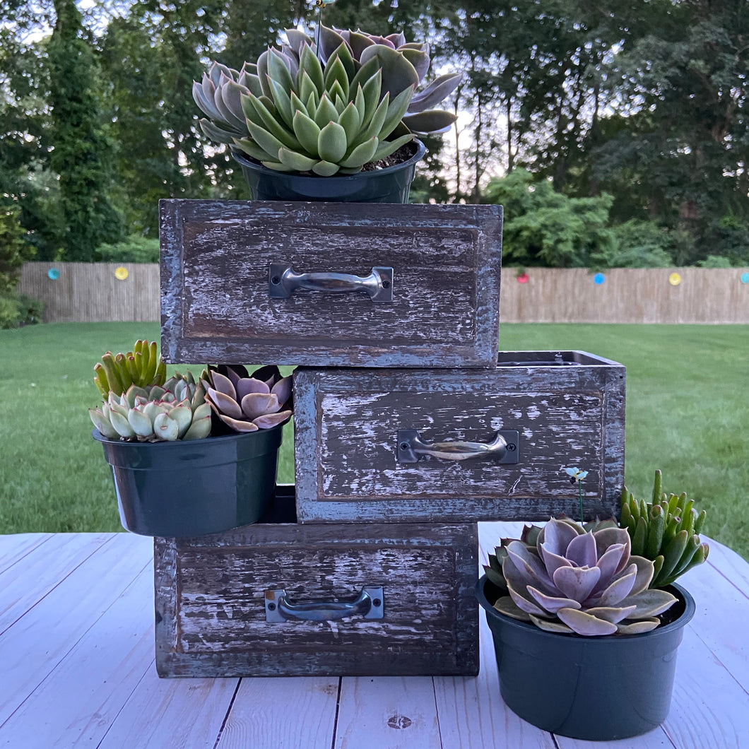 Rustic Drawer Container